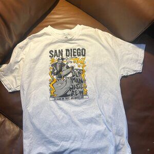 Old Man Skate Crew - San Diego Chapter Vintage Skateboard T-Shirt